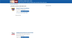 Desktop Screenshot of couponcodespage.com